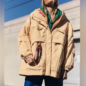 Free People Movement Billie Boxy Lightweight Insulated Jacket Women's M/L Orange